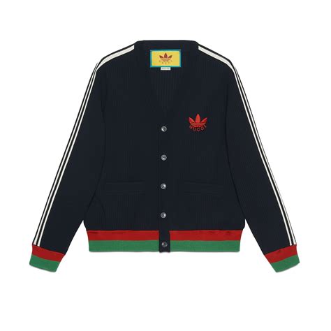 gucci adidas cardigan